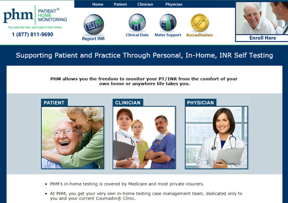 Patient Home Monitoring Website